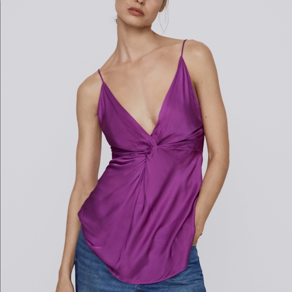 Zara Purple Blouse